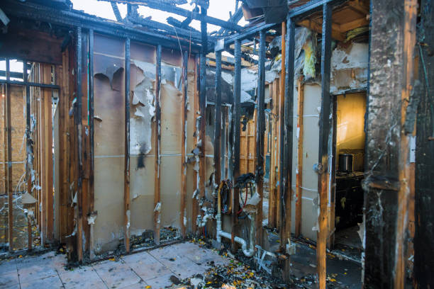 Professional Soot Cleanup technician working in Forest Hill, TX